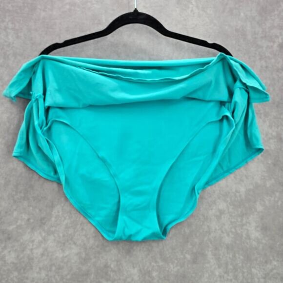 Kim Rogers Blue Mini Skort Skirt Shorts Swimwear XL - Picture 3 of 5